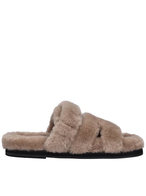 Mules in ecopelliccia BIBI LOU | 525Z94VKNATURAL